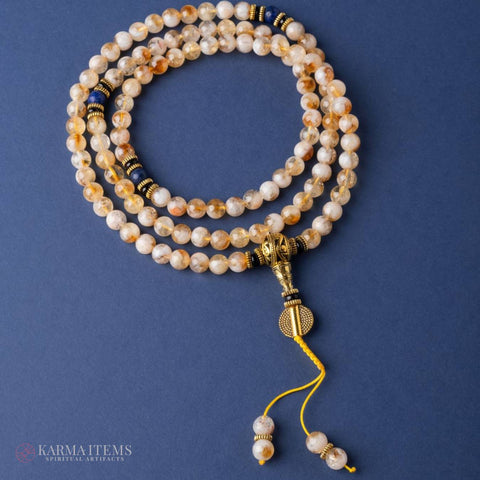 Citrine Mala of Financial Blessings