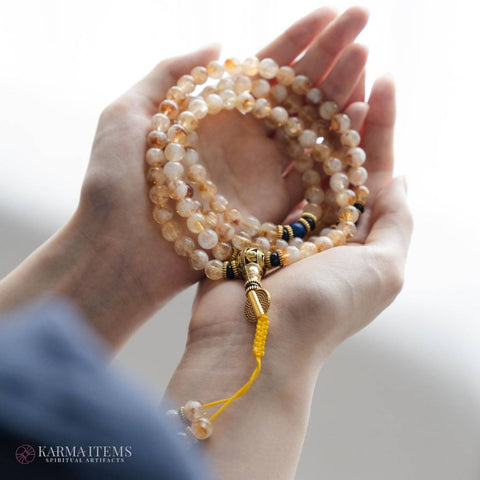 Citrine Mala of Financial Blessings