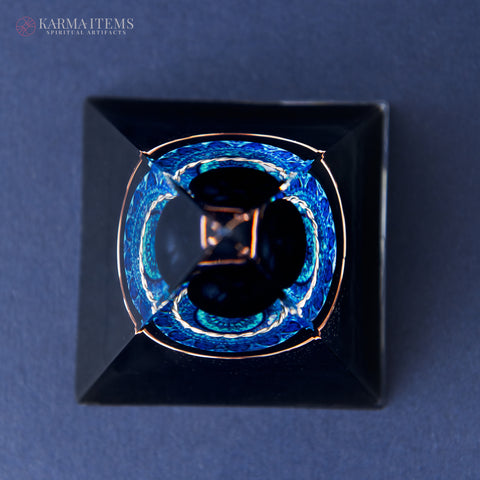 The Obsidian Heart Orgone Pyramid