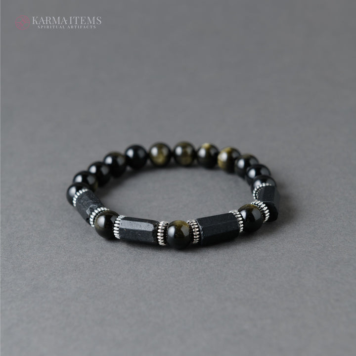 Obsidian Guardian Bracelet