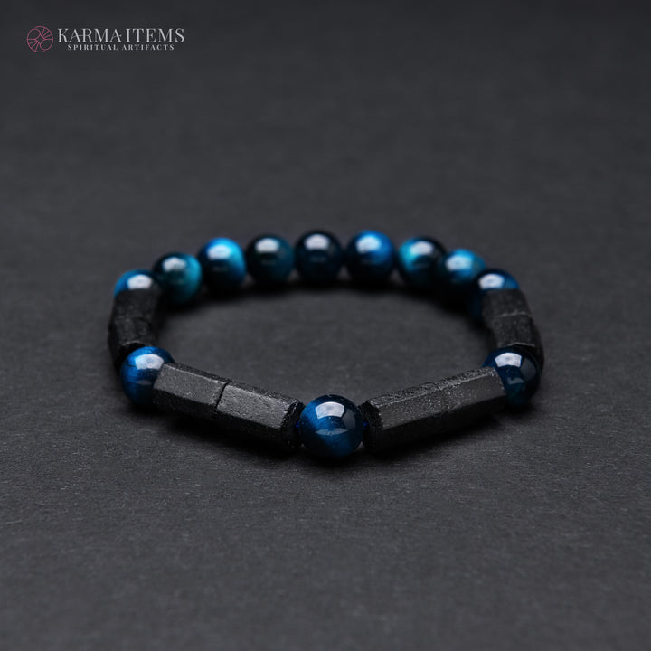 Blue Tiger’s Eye Aura Protection Bracelet