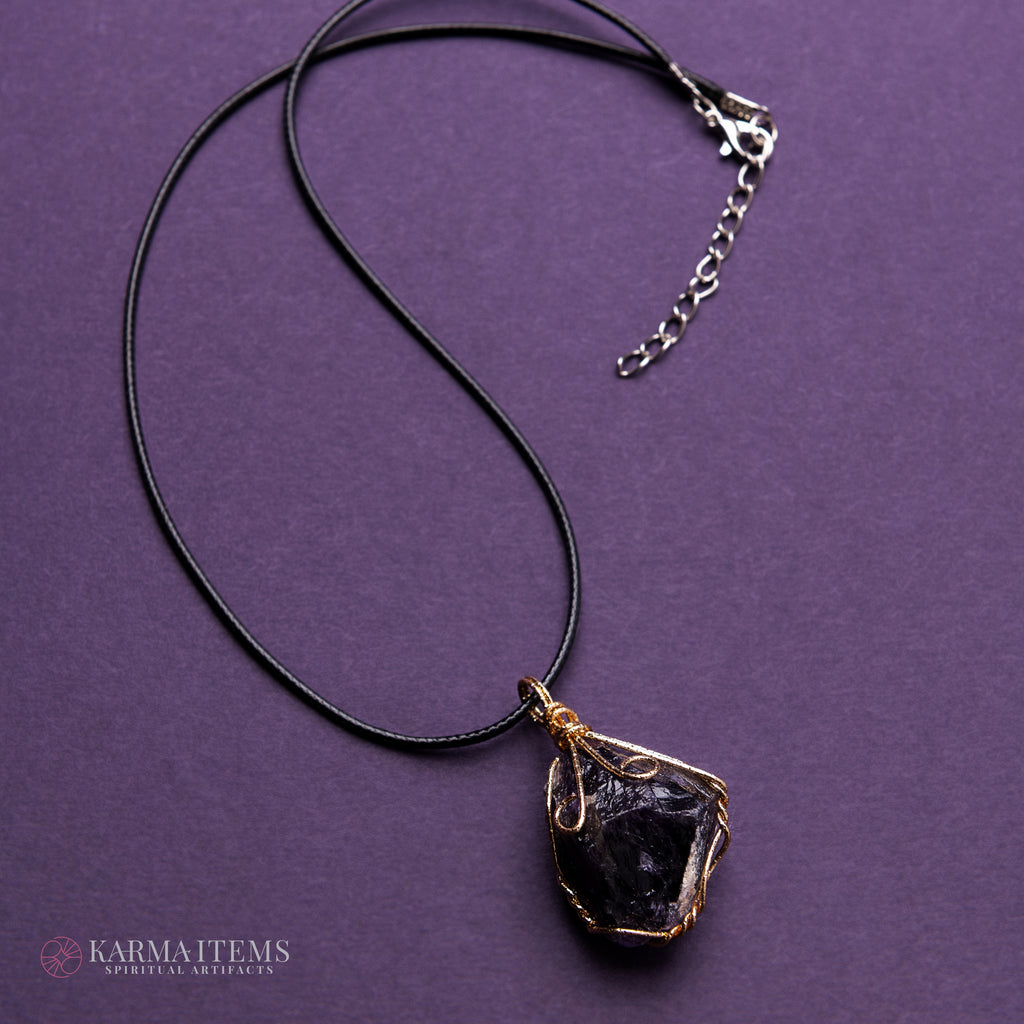 Serenity Relic: Amethyst Stress Relief Pendant