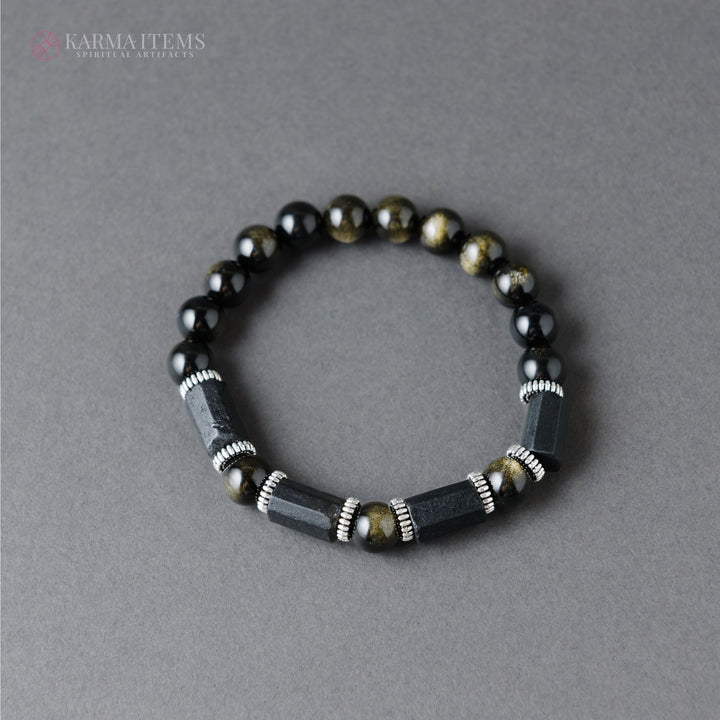 Obsidian Guardian Bracelet