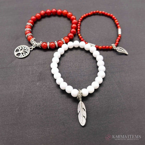The Ice and Fire Energy Balancing Bracelet Set