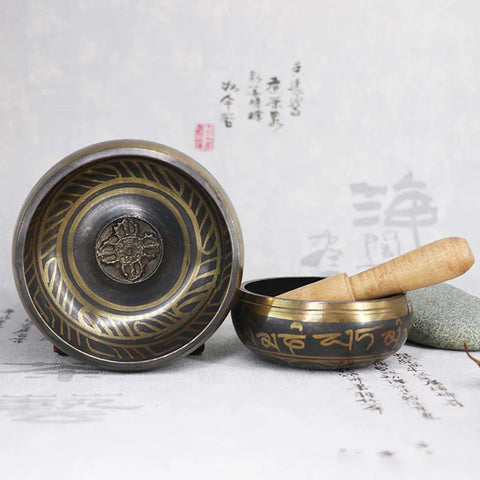 Handmade Tibetan Singing Bowl Set