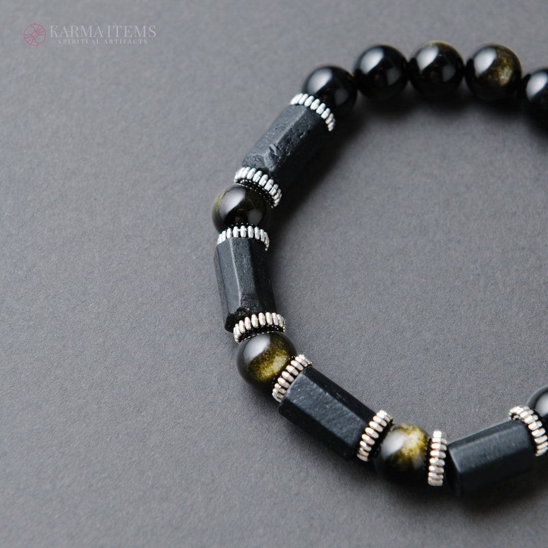 Obsidian Guardian Bracelet
