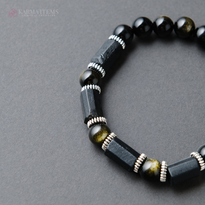 Obsidian Guardian Bracelet