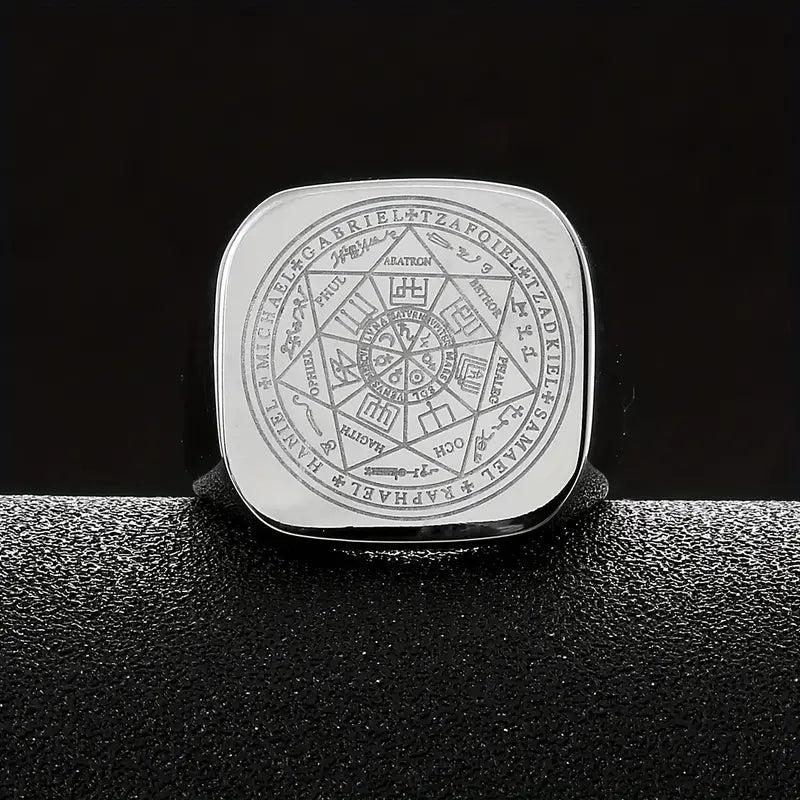 7 Angels of Solomon Wealth Manifestation Ring