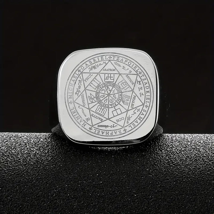 7 Angels of Solomon Wealth Manifestation Ring