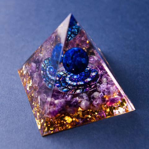 Third Eye Chakra Orgone Pyramid