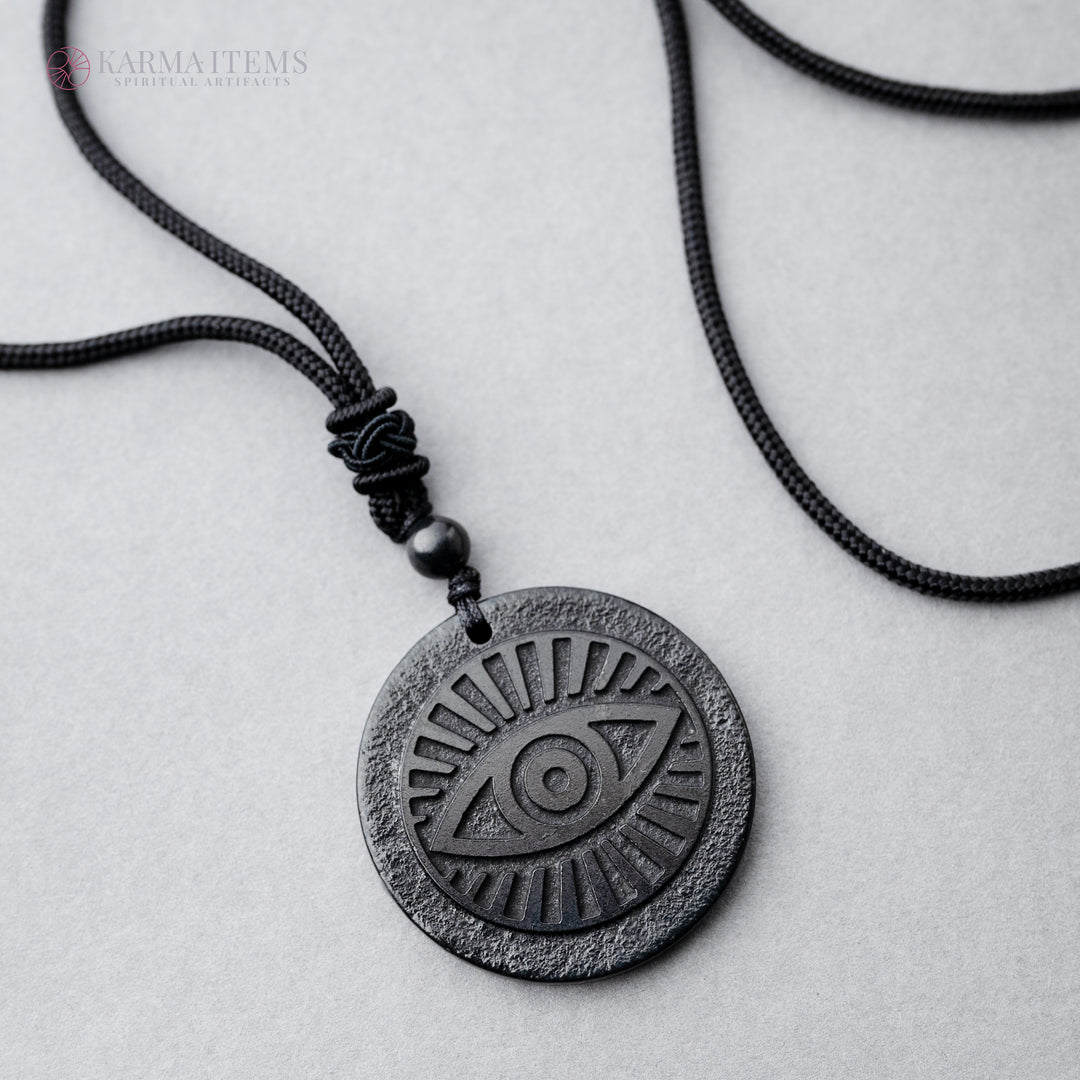 Shungite Eye of God Pendant