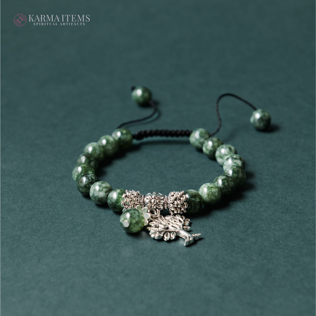 Seraphinite Tree of Life Bracelet