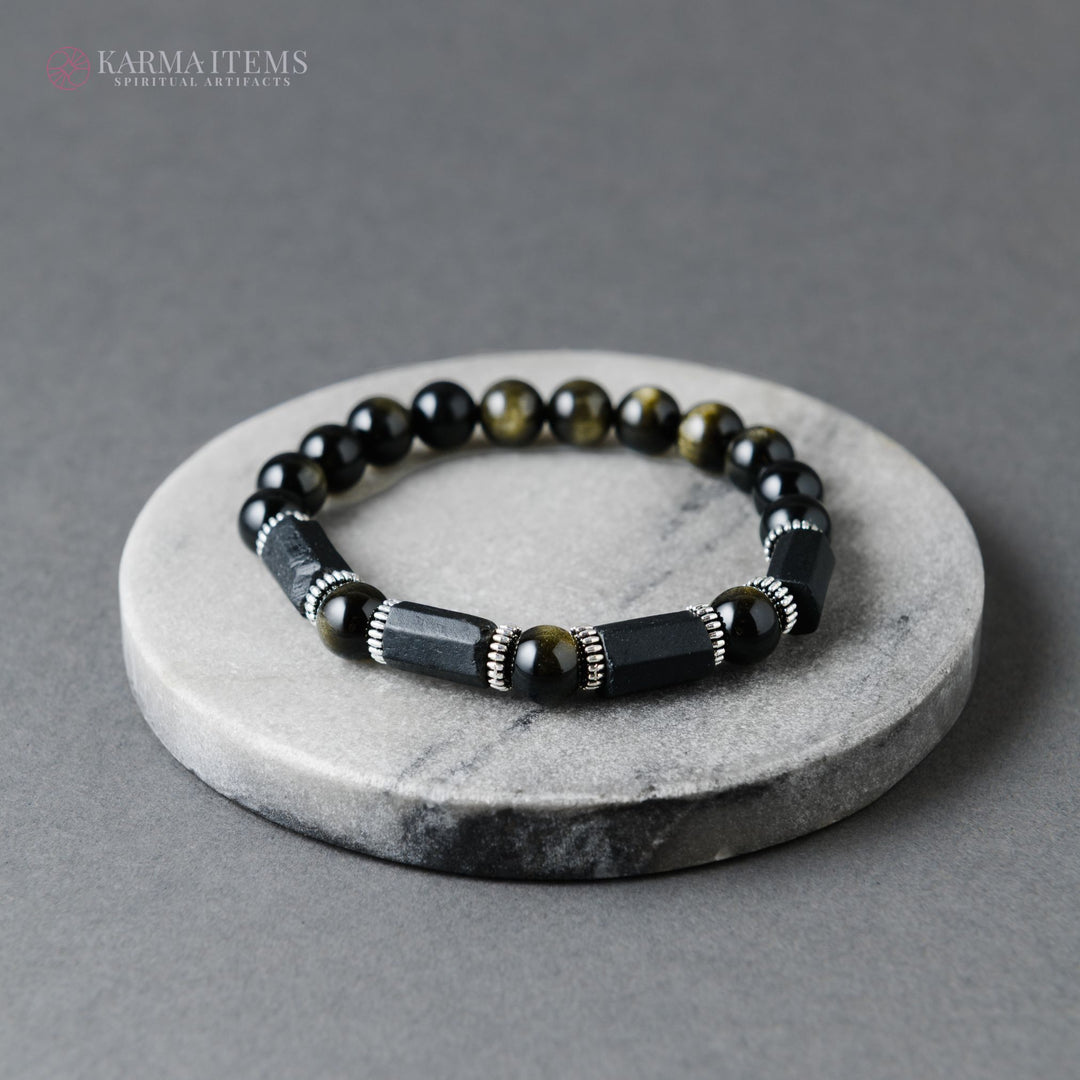 Obsidian Guardian Bracelet