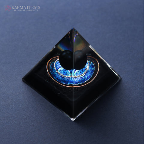 The Obsidian Heart Orgone Pyramid