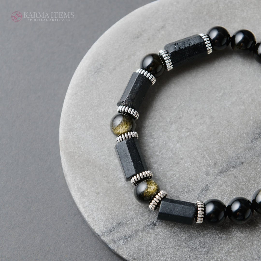 Obsidian Guardian Bracelet