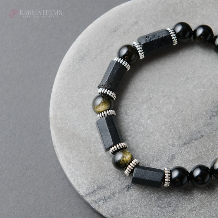 Obsidian Guardian Bracelet