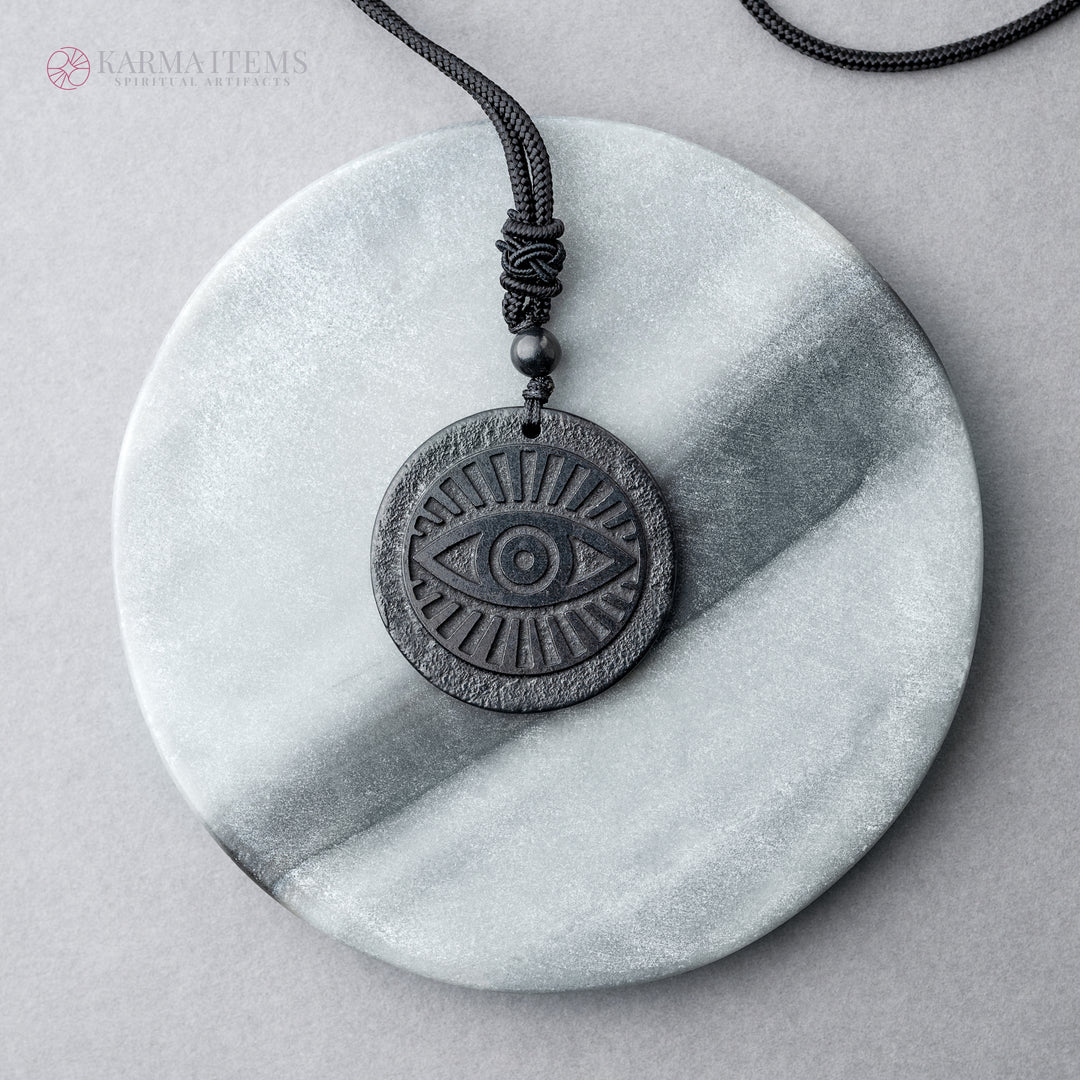 Shungite Eye of God Pendant