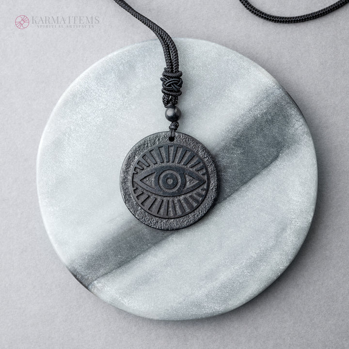 Shungite Eye of God Pendant