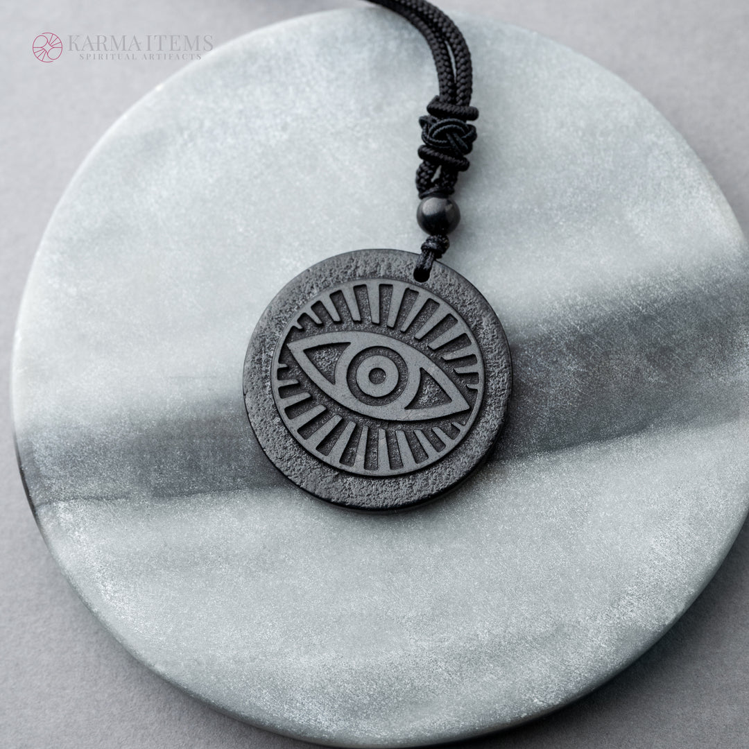 Shungite Eye of God Pendant