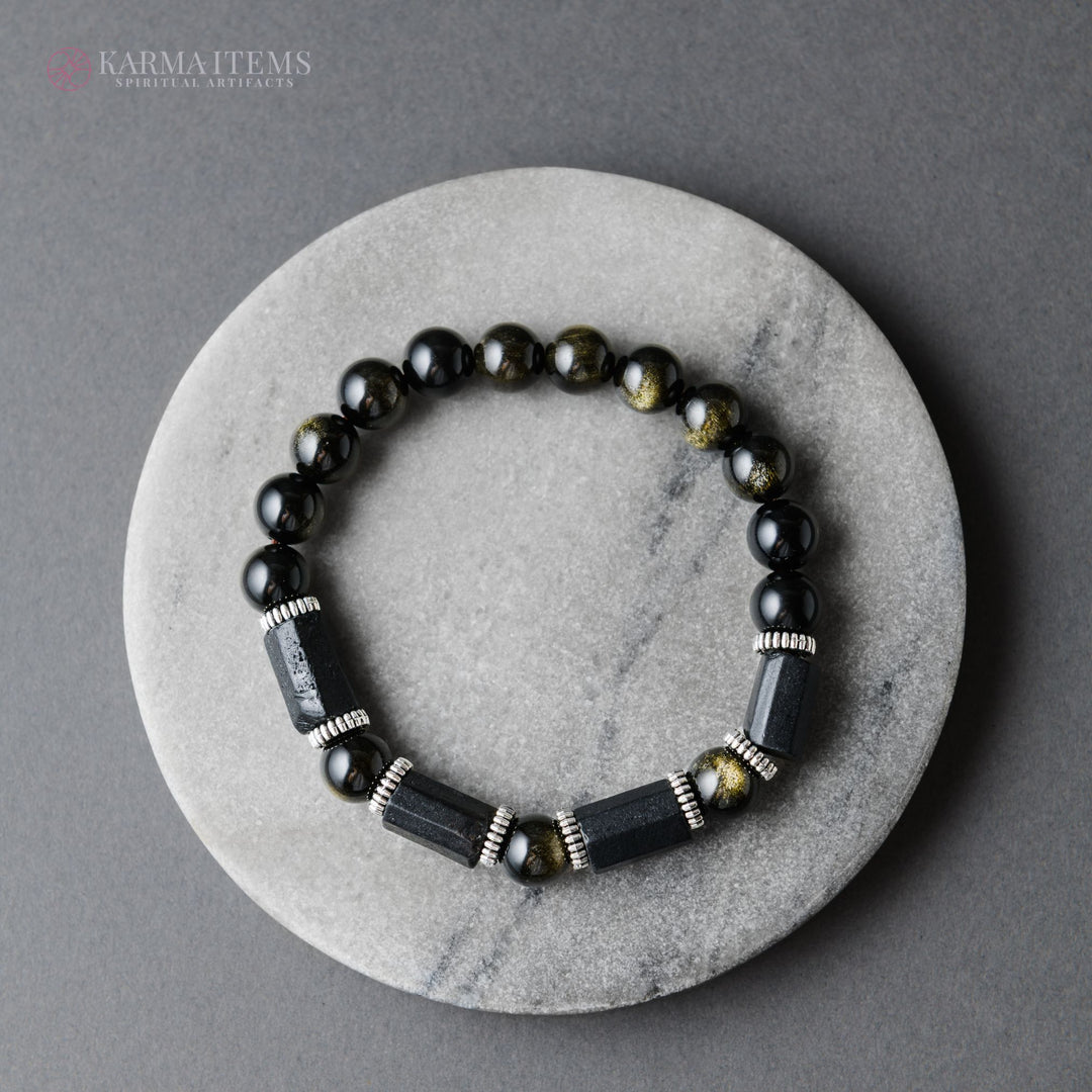 Obsidian Guardian Bracelet