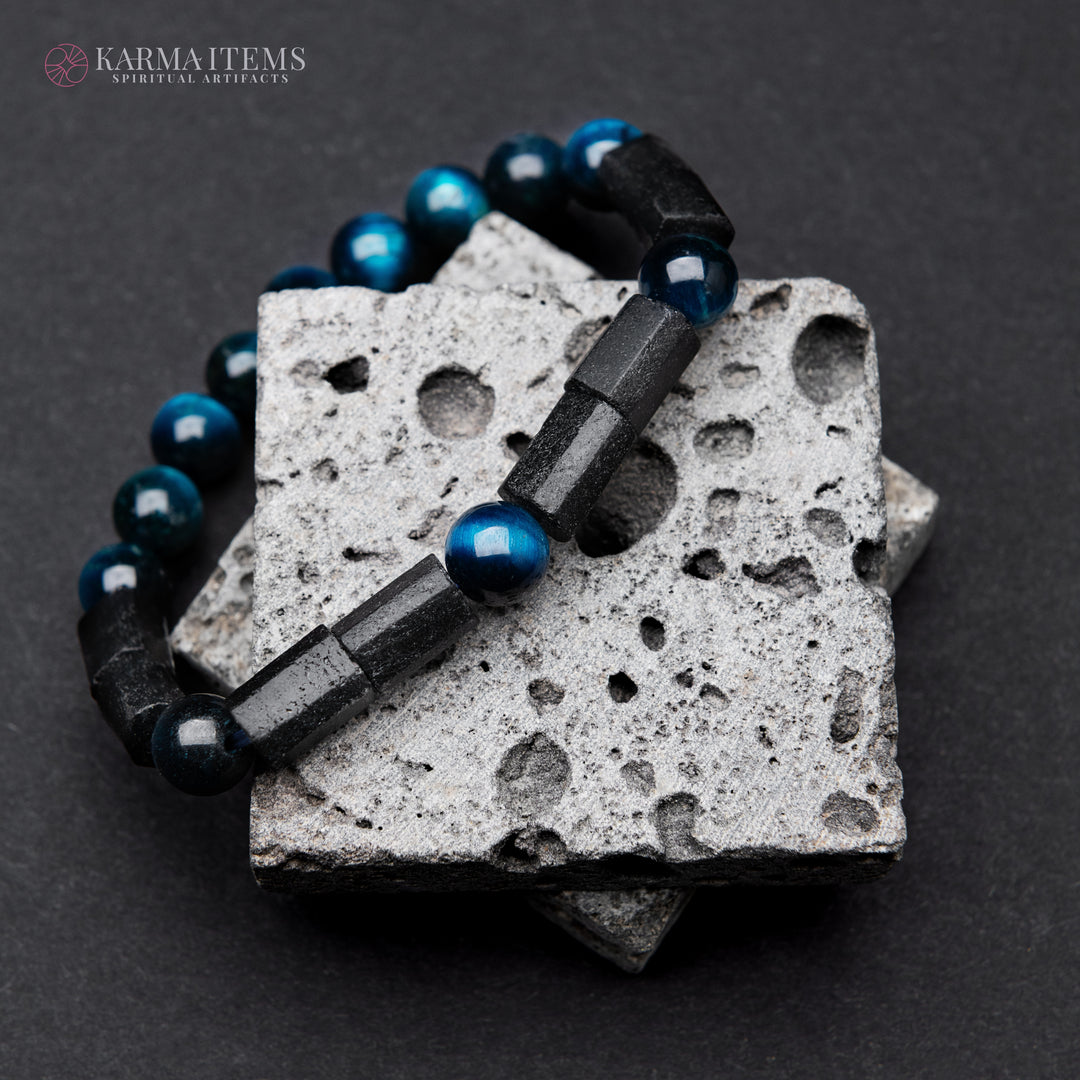 Blue Tiger’s Eye Aura Protection Bracelet