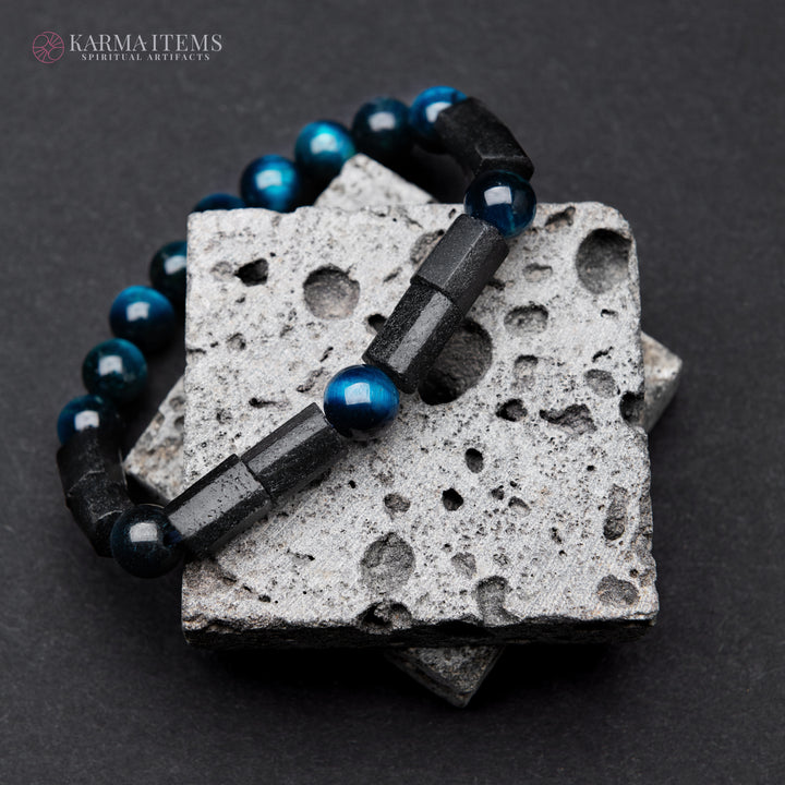 Blue Tiger’s Eye Aura Protection Bracelet