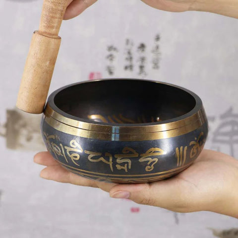 Handmade Tibetan Singing Bowl Set