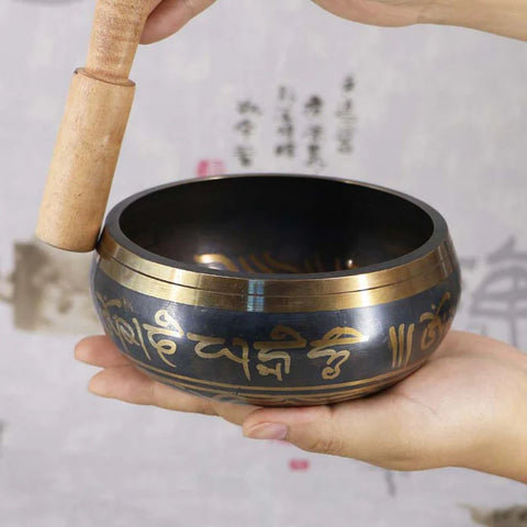 Traditional Tibetan Singing Bowl Set