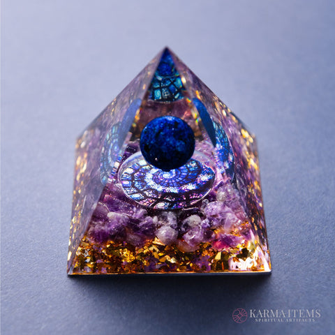 Third Eye Chakra Orgone Pyramid