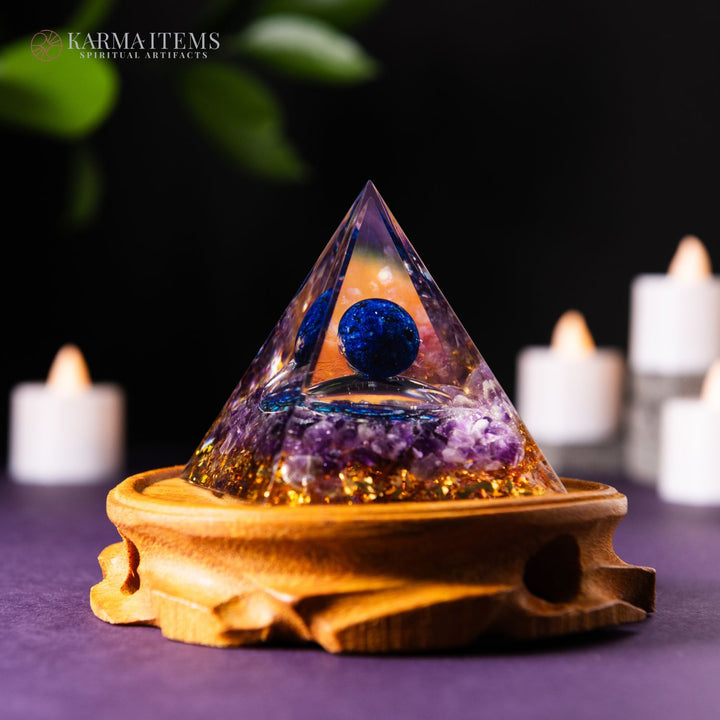 Third Eye Chakra Orgone Pyramid