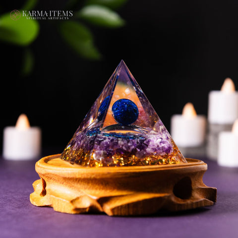 Third Eye Chakra Orgone Pyramid