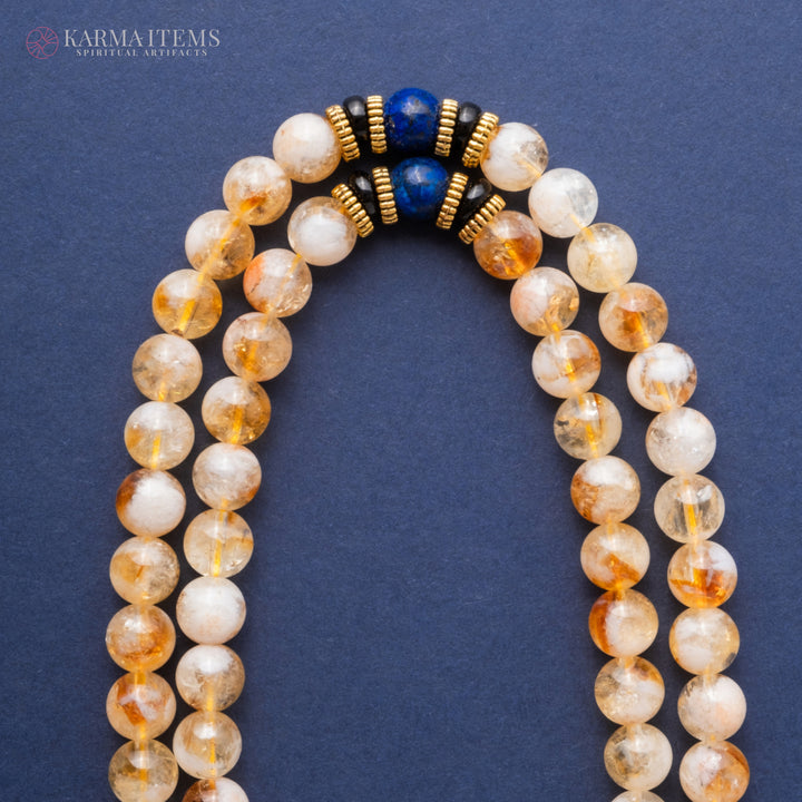Citrine Mala of Financial Blessings