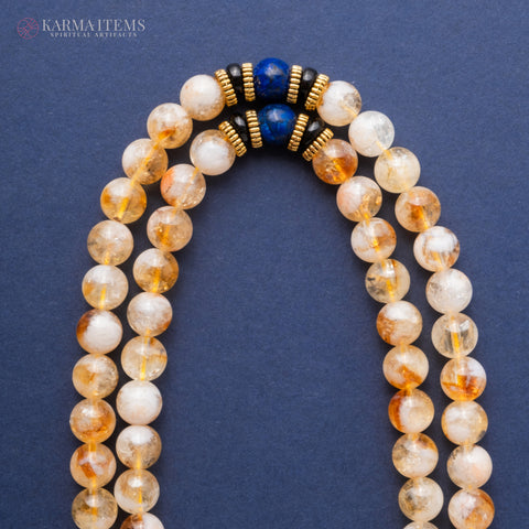 Citrine Mala of Financial Blessings