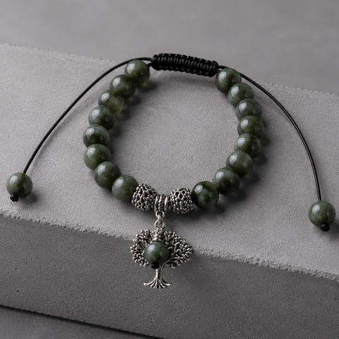 Seraphinite Tree of Life Bracelet