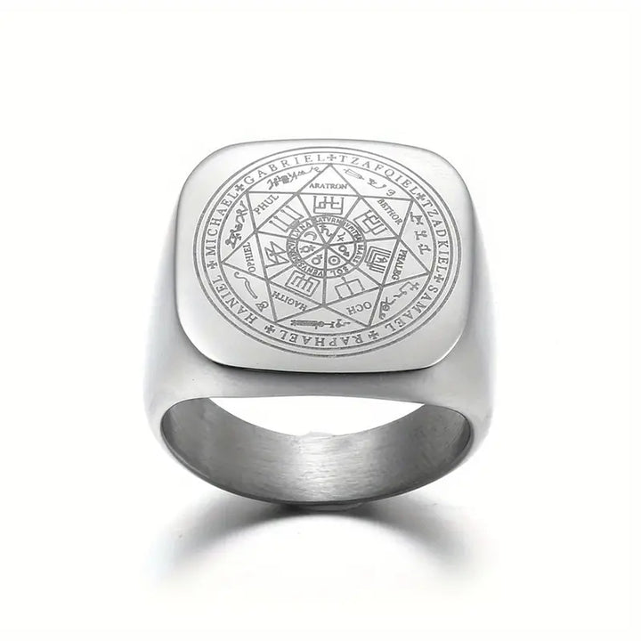 7 Angels of Solomon Wealth Manifestation Ring
