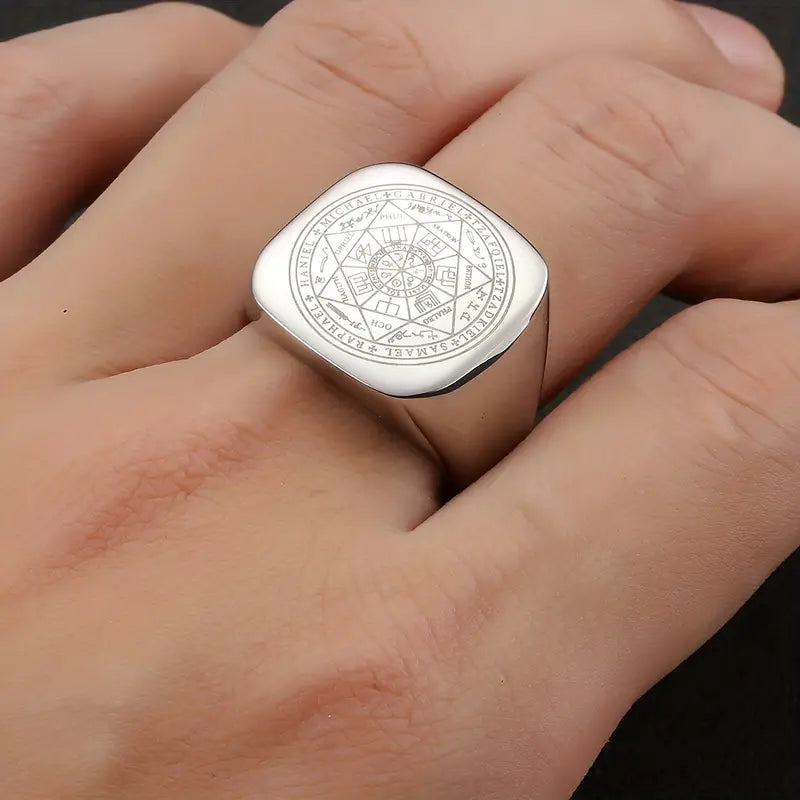 7 Angels of Solomon Wealth Manifestation Ring