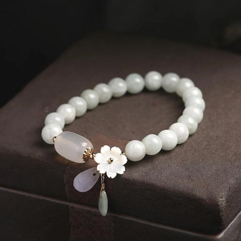 White Jade Serenity Bracelet